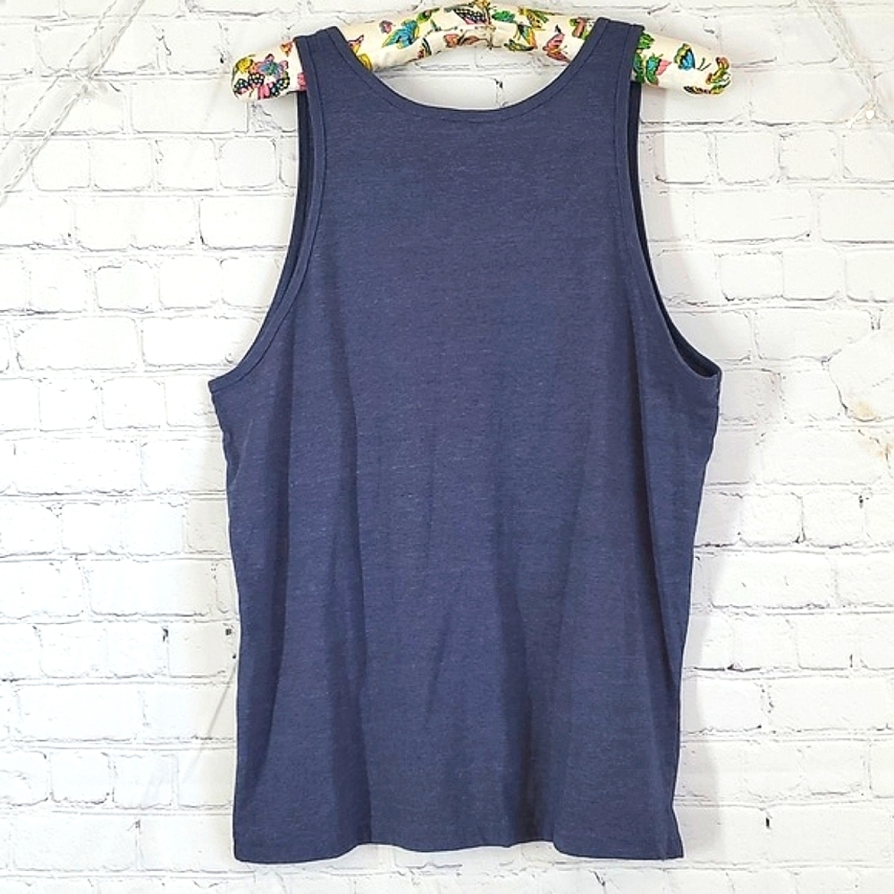 Shop Local Kentucky Red White Blue KY Shape Graphic Print Tank Top Mens Size M - Picture 8 of 11